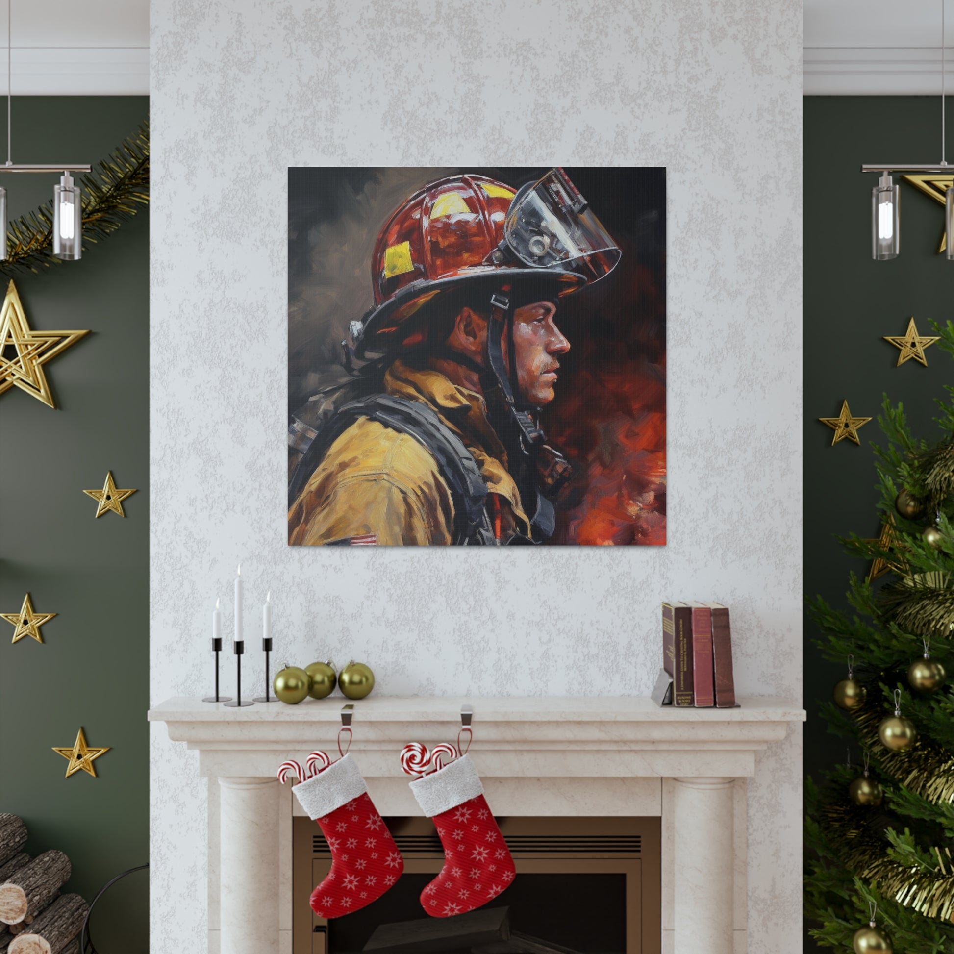 "Firefighter" Hero" Wall Art - Weave Got Gifts - Unique Gifts You Won’t Find Anywhere Else!