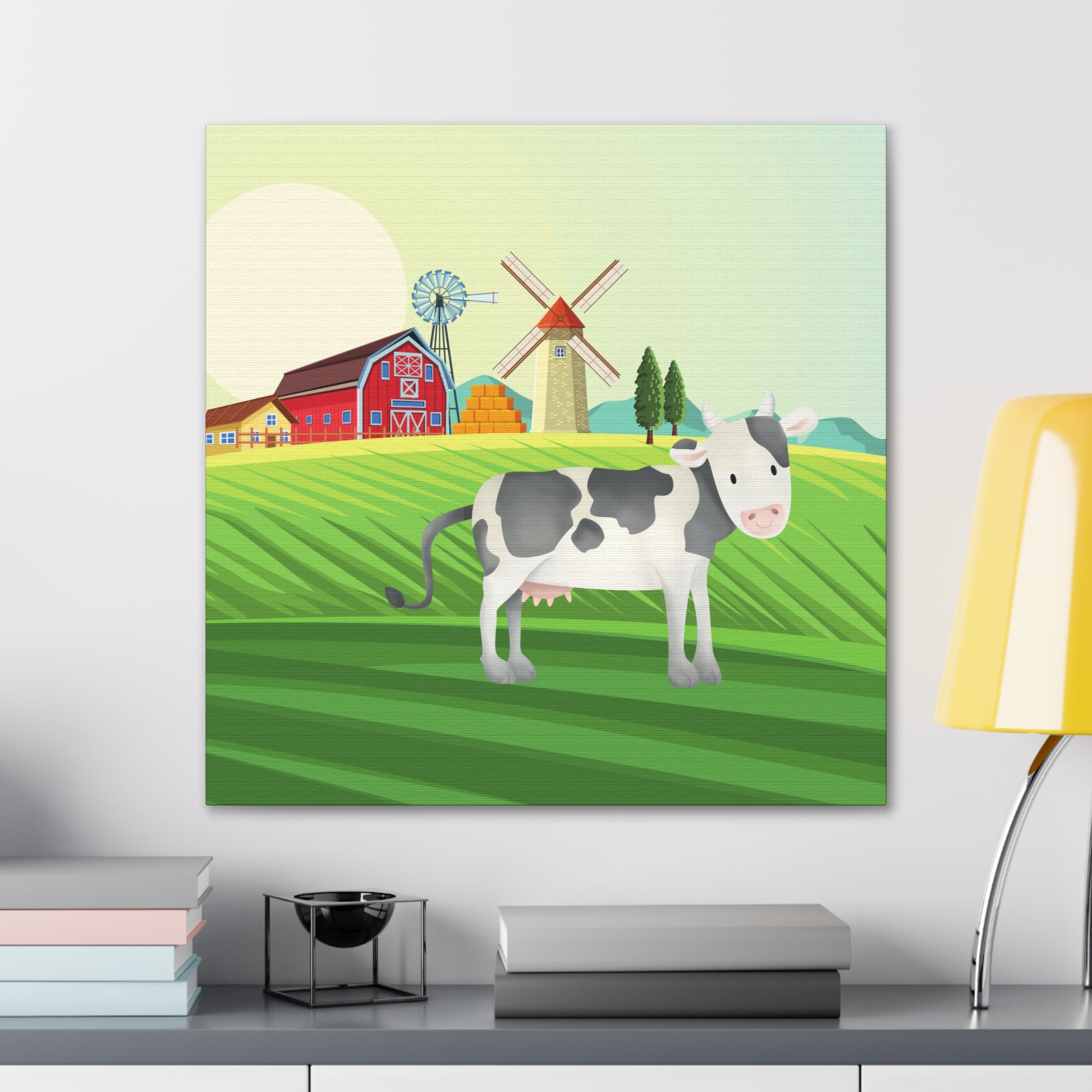 "Cow On A Farm" Kids Wall Art - Weave Got Gifts - Unique Gifts You Won’t Find Anywhere Else!