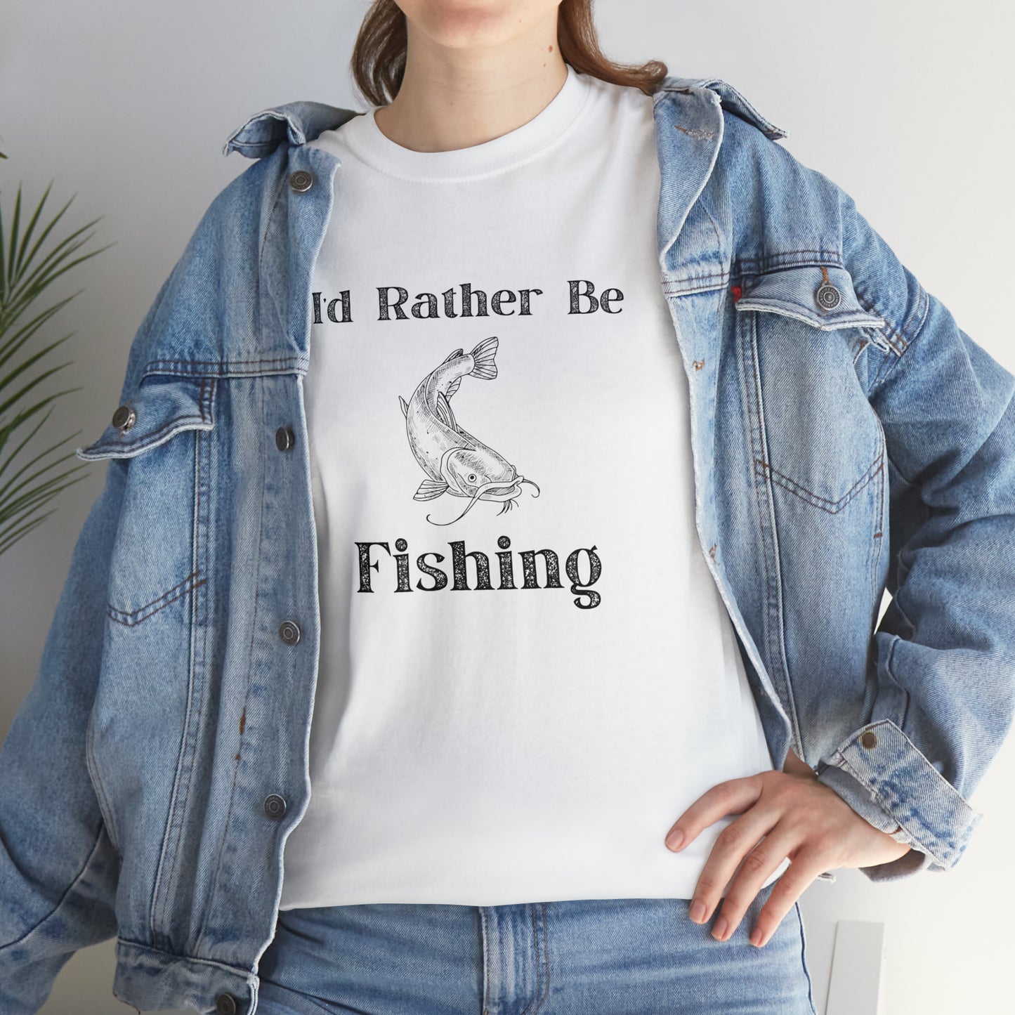 "Id Rather Be Fishing" T-Shirt - Weave Got Gifts - Unique Gifts You Won’t Find Anywhere Else!