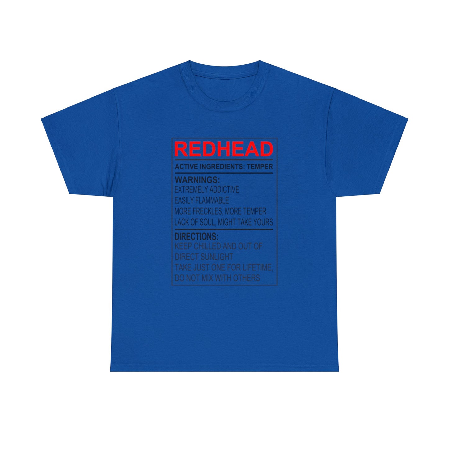 "Redhead Warning" T-Shirt - Weave Got Gifts - Unique Gifts You Won’t Find Anywhere Else!