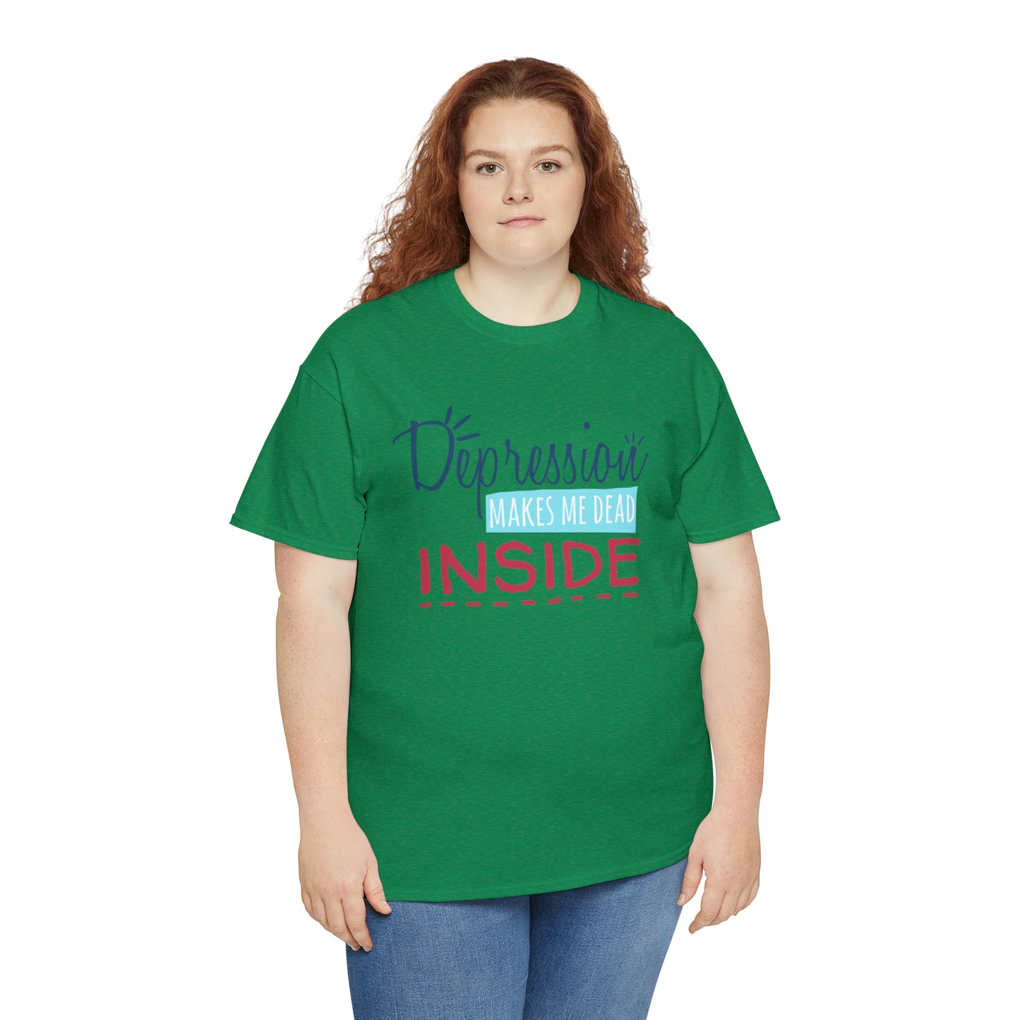 "Depression Makes Me Dead Inside" T-Shirt - Weave Got Gifts - Unique Gifts You Won’t Find Anywhere Else!