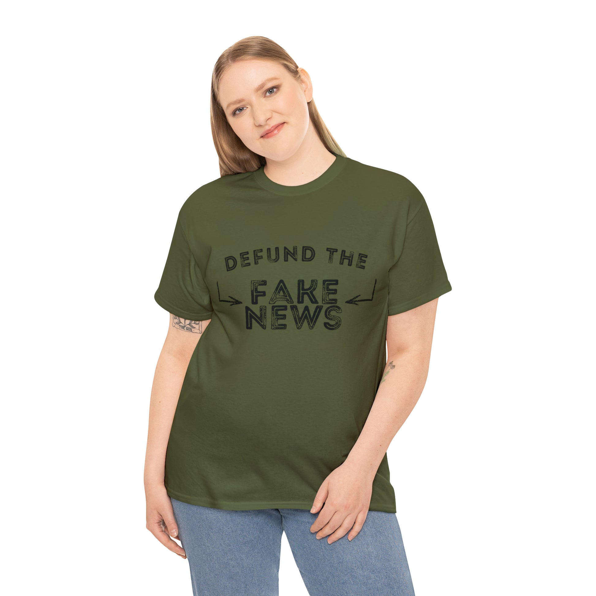 "Defund The Fake News" T-Shirt - Weave Got Gifts - Unique Gifts You Won’t Find Anywhere Else!