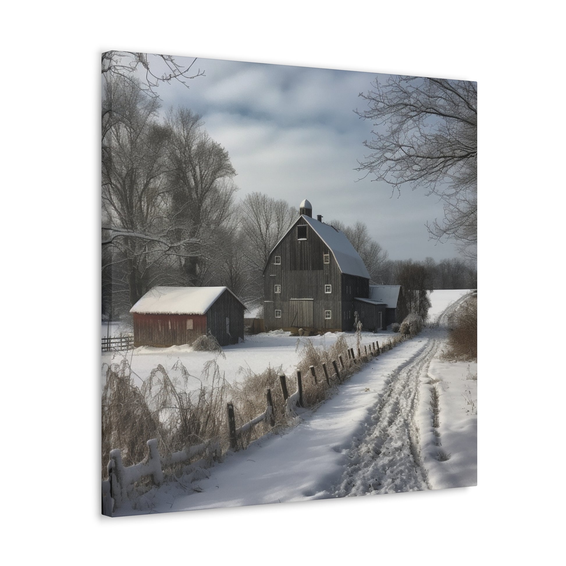 "Farm Winter Wonderland" Wall Art - Weave Got Gifts - Unique Gifts You Won’t Find Anywhere Else!