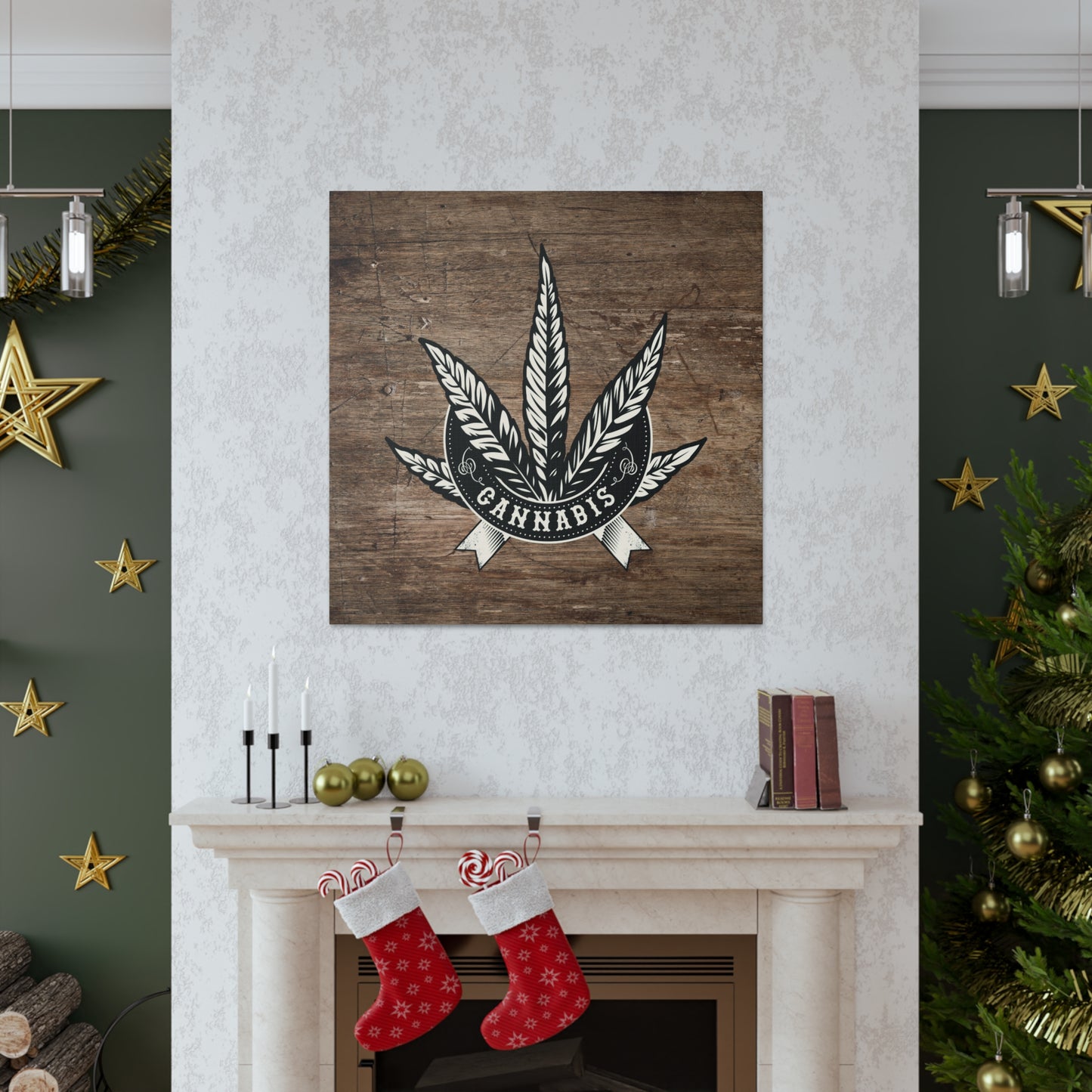"Vintage Cannabis" Wall Art - Weave Got Gifts - Unique Gifts You Won’t Find Anywhere Else!