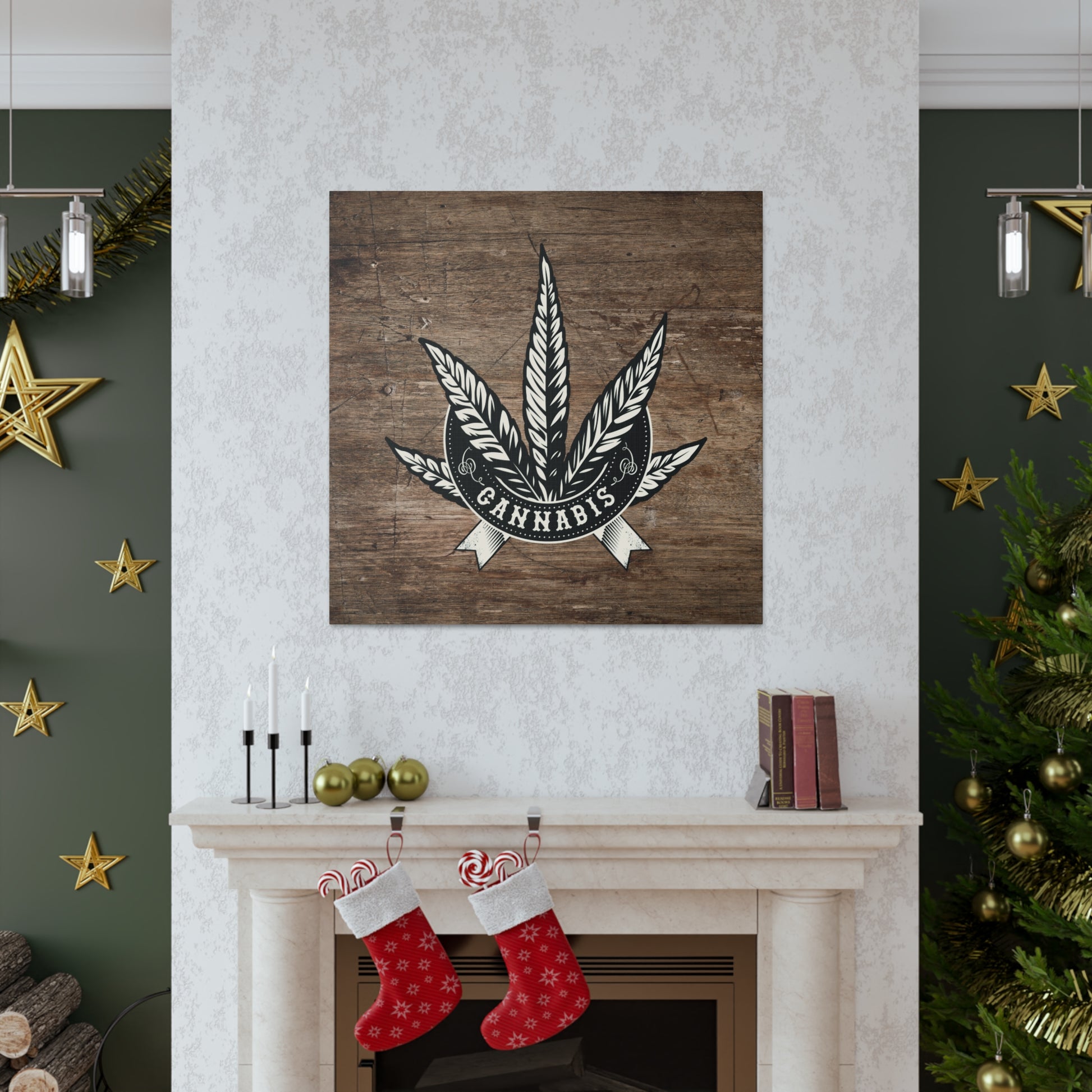 "Vintage Cannabis" Wall Art - Weave Got Gifts - Unique Gifts You Won’t Find Anywhere Else!