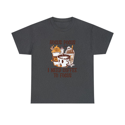"Hocus Pocus, I Need Coffee To Focus" T-Shirt - Weave Got Gifts - Unique Gifts You Won’t Find Anywhere Else!