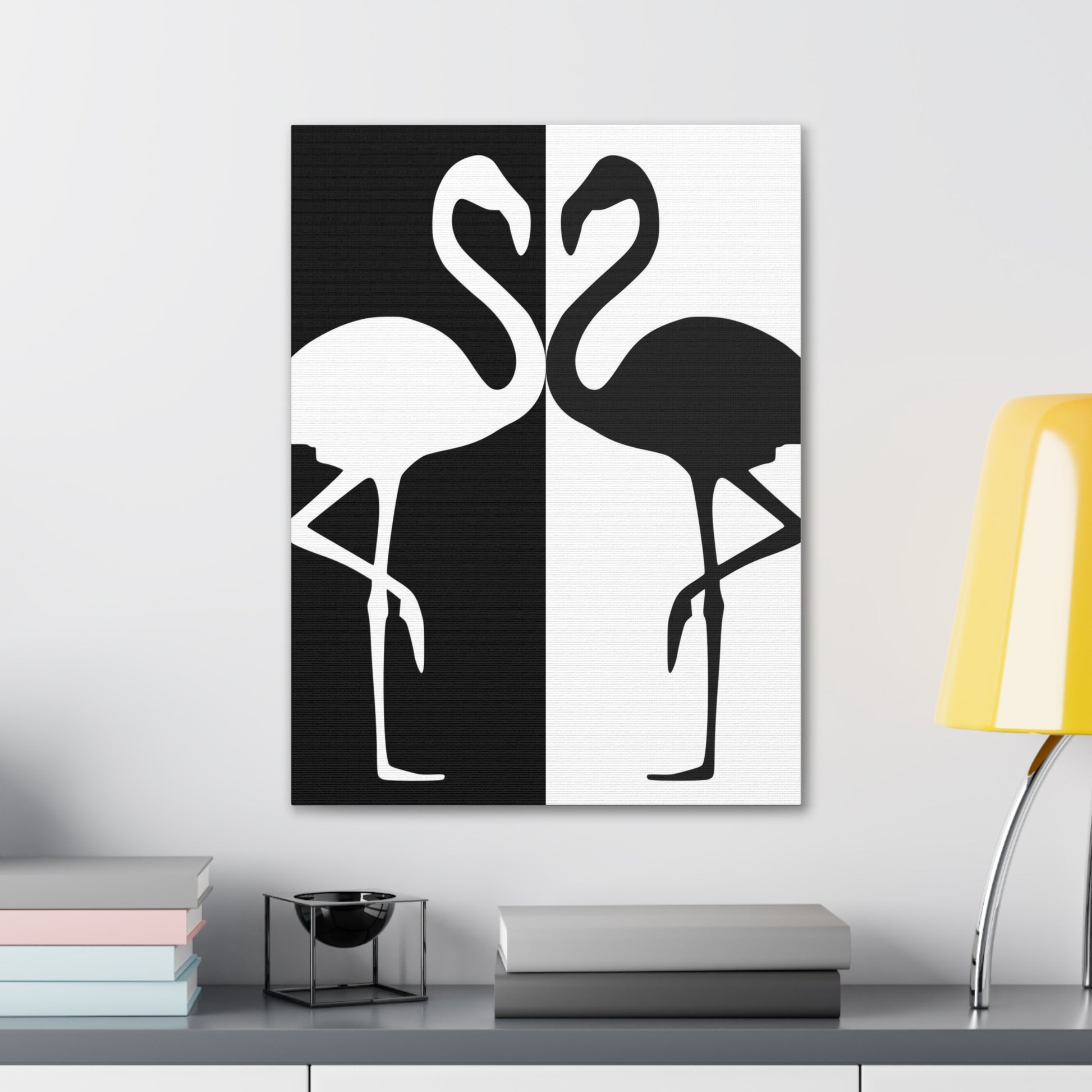 "Flamingo Face-Off" Wall Art - Weave Got Gifts - Unique Gifts You Won’t Find Anywhere Else!