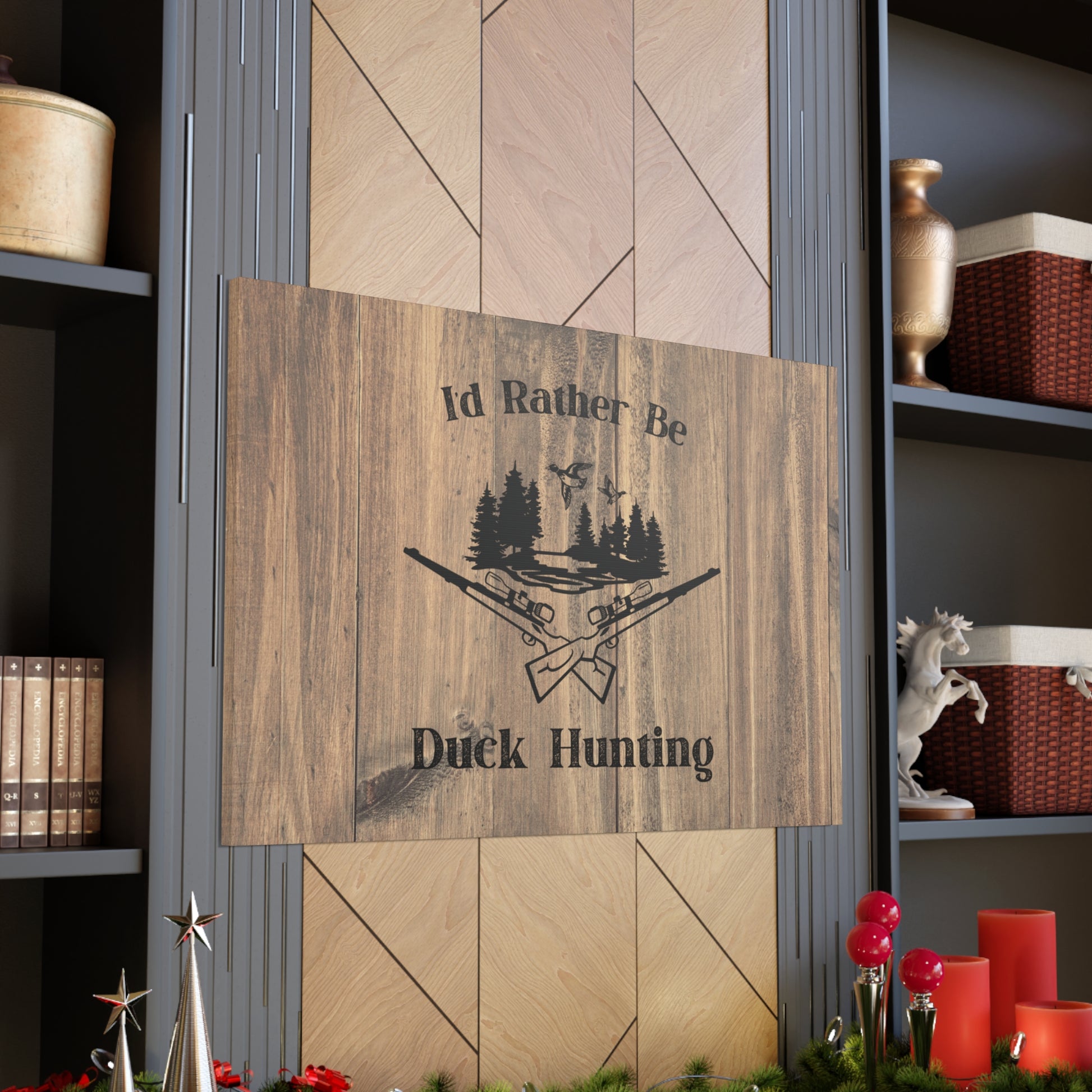 "I'd Rather Be Duck Hunting" Wall Art - Weave Got Gifts - Unique Gifts You Won’t Find Anywhere Else!