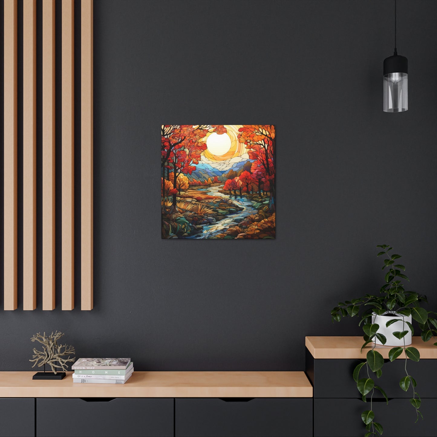 "Riverside Serenity" Wall Art - Weave Got Gifts - Unique Gifts You Won’t Find Anywhere Else!