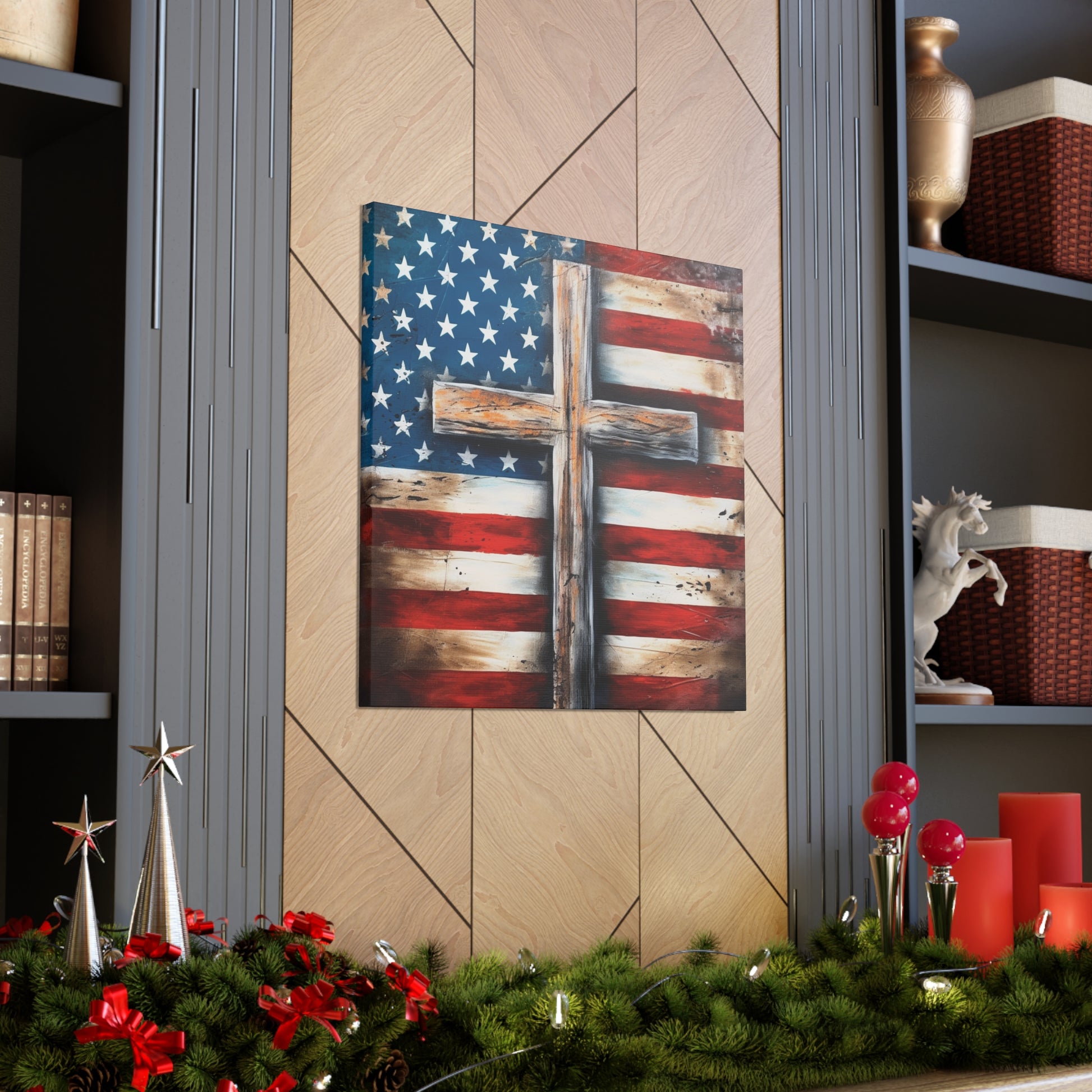 "Faith & Freedom" Wall Art - Weave Got Gifts - Unique Gifts You Won’t Find Anywhere Else!