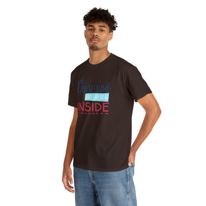 "Depression Makes Me Dead Inside" T-Shirt - Weave Got Gifts - Unique Gifts You Won’t Find Anywhere Else!