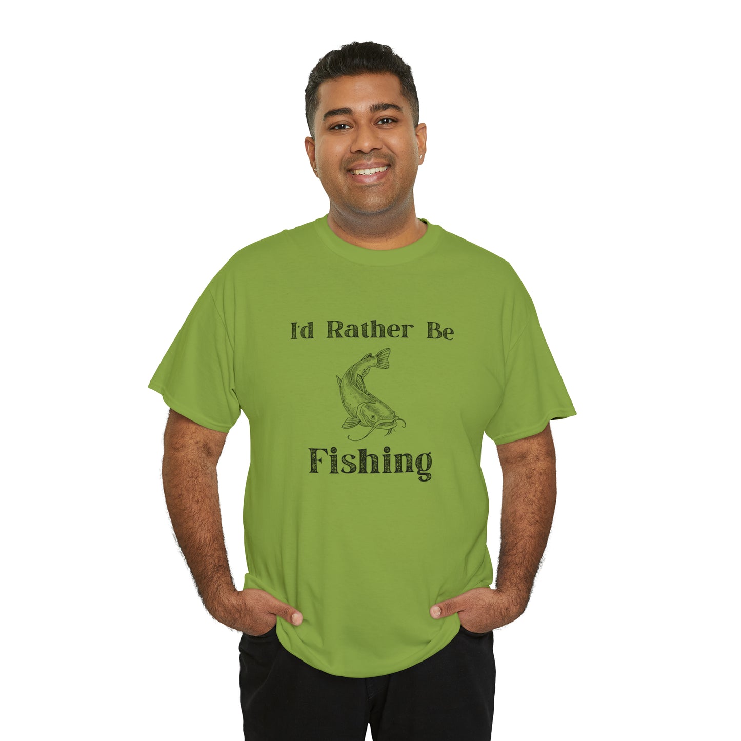 "Id Rather Be Fishing" T-Shirt - Weave Got Gifts - Unique Gifts You Won’t Find Anywhere Else!