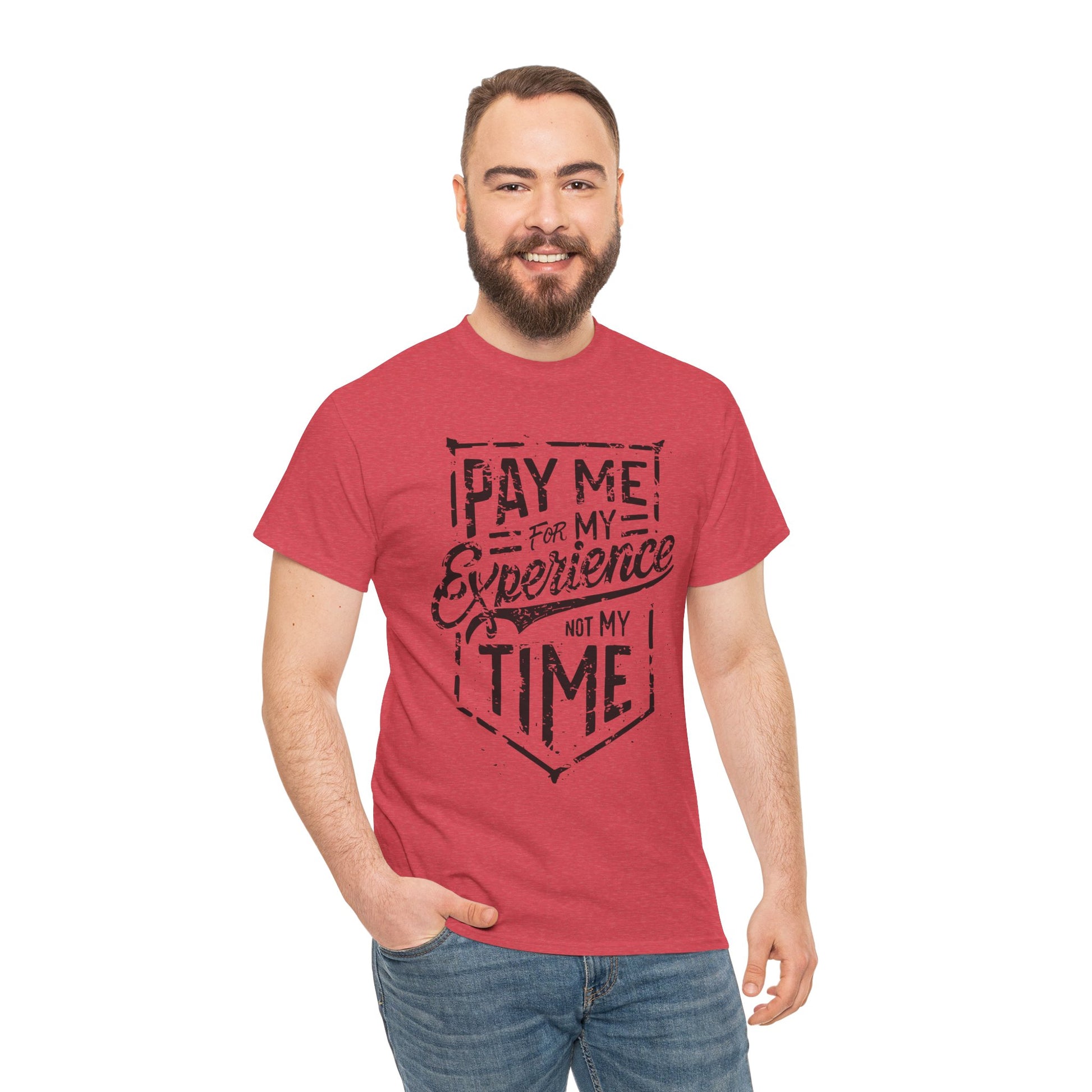 vintage black design carpenter t-shirt