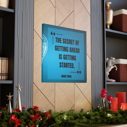 "The Secret To Getting Ahead" Wall Art - Weave Got Gifts - Unique Gifts You Won’t Find Anywhere Else!