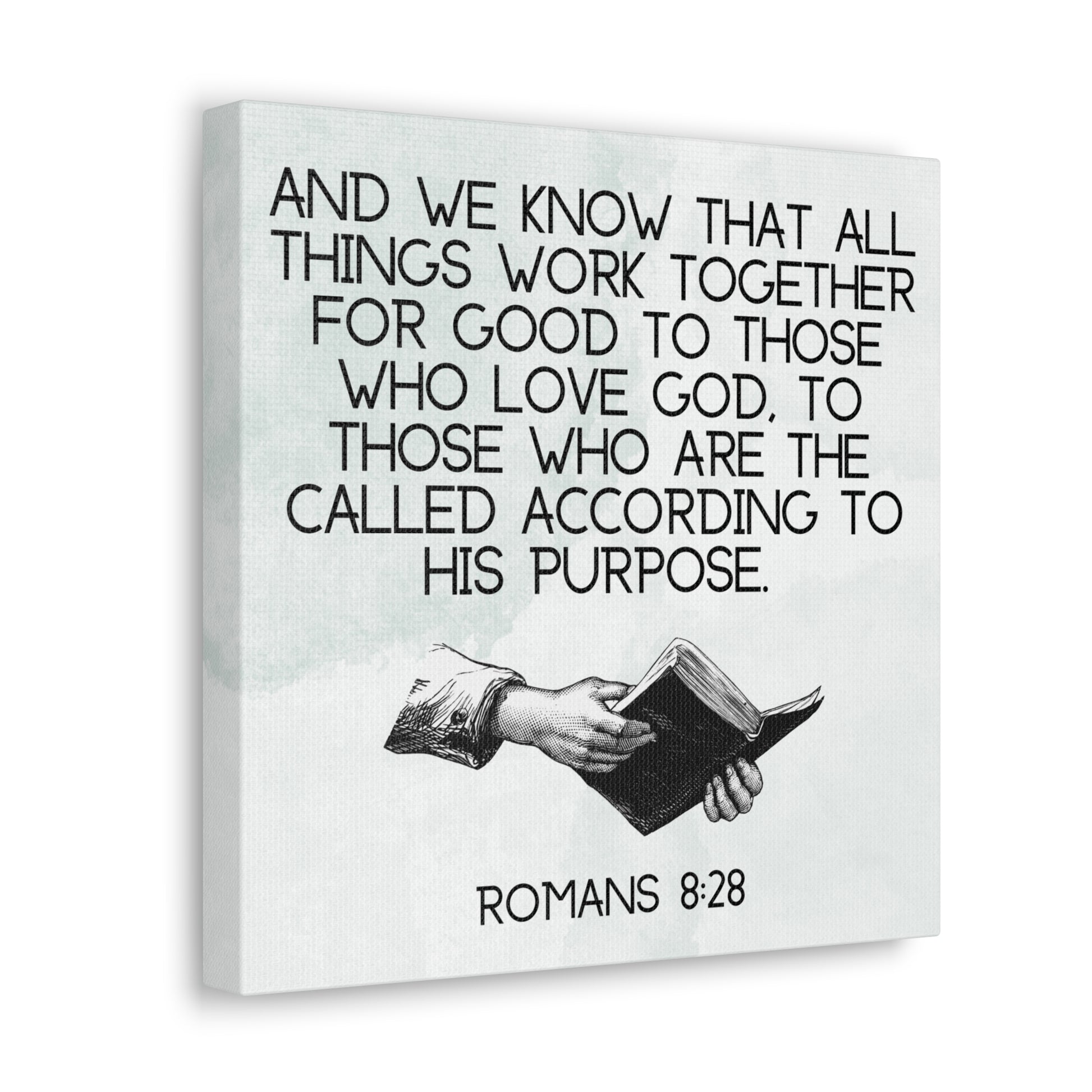 Romans 8:28 Bible verse wall hanging
