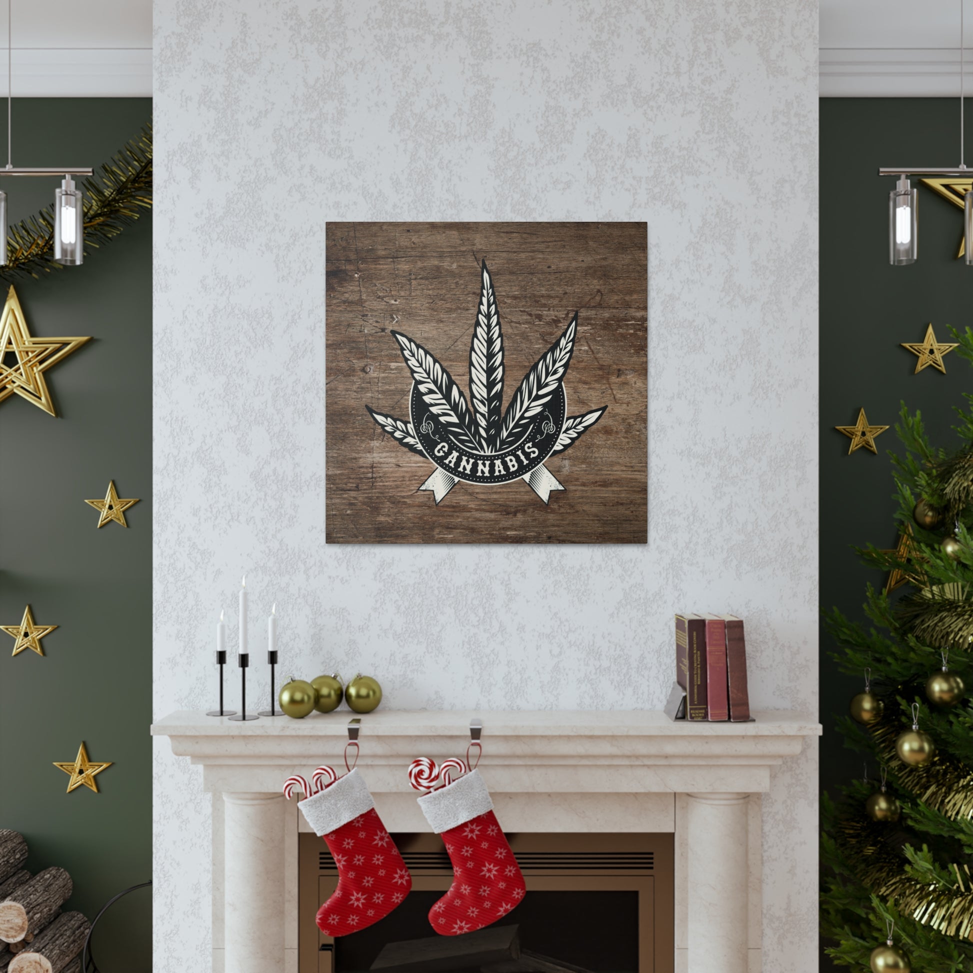 "Vintage Cannabis" Wall Art - Weave Got Gifts - Unique Gifts You Won’t Find Anywhere Else!