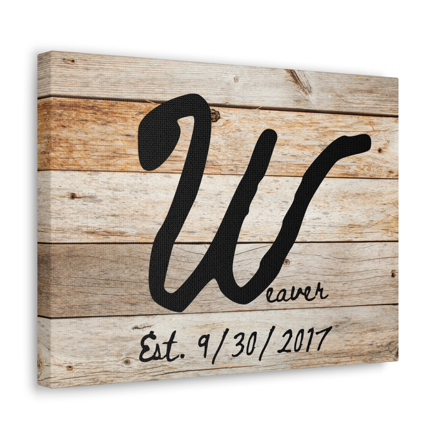 "Rustic Farmhouse Last Name" Custom Wall Art - Weave Got Gifts - Unique Gifts You Won’t Find Anywhere Else!