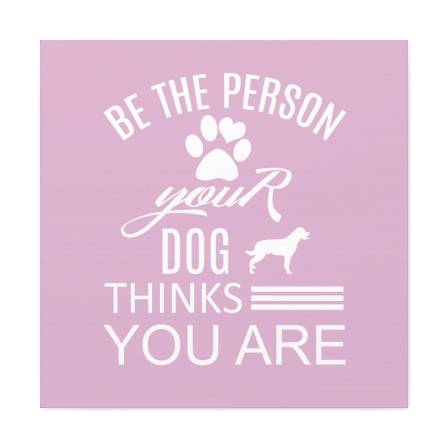 High-quality dog lover sign with paw print and motivational text
