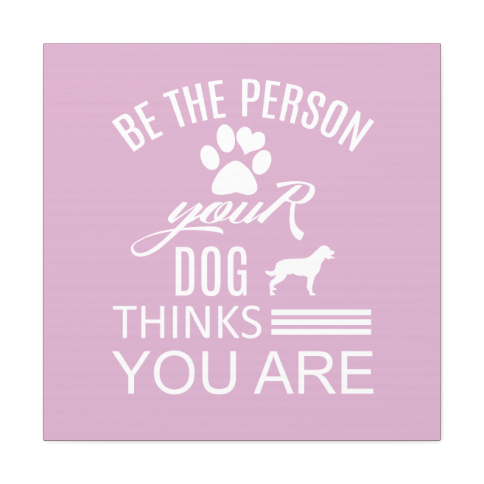 High-quality dog lover sign with paw print and motivational text
