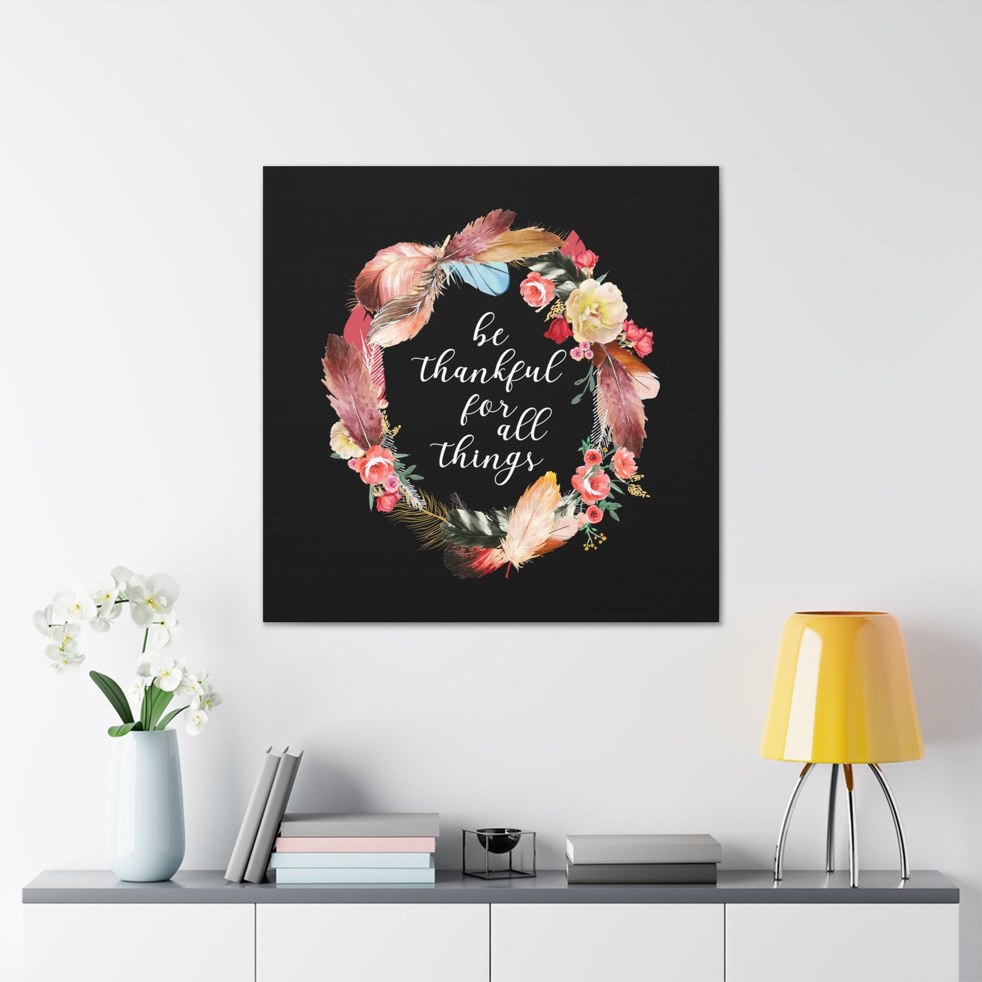 "Be Thankful For All Things" Wall Art - Weave Got Gifts - Unique Gifts You Won’t Find Anywhere Else!