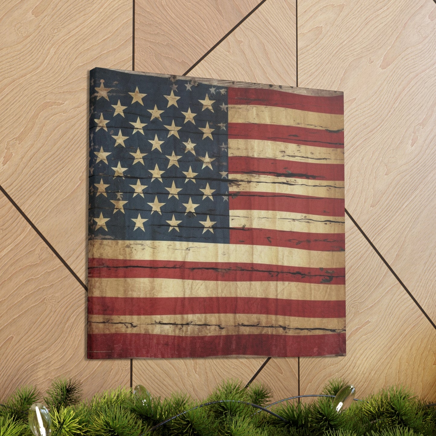 "Rustic American Flag" Wall Art - Weave Got Gifts - Unique Gifts You Won’t Find Anywhere Else!