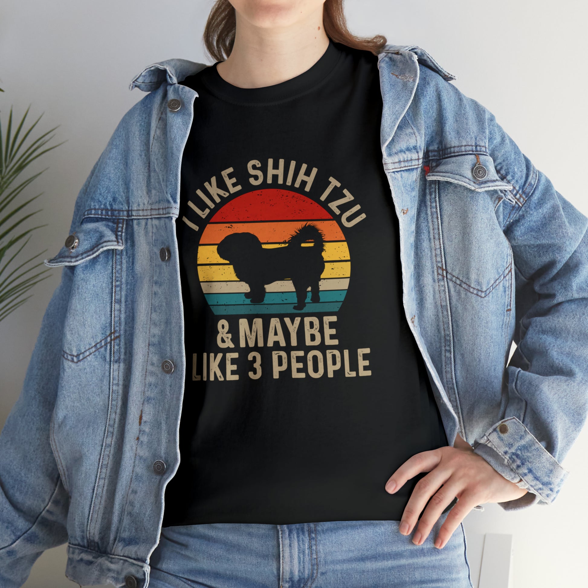"I Like Shih-Tzu & Maybe Like 3 People" T-Shirt - Weave Got Gifts - Unique Gifts You Won’t Find Anywhere Else!