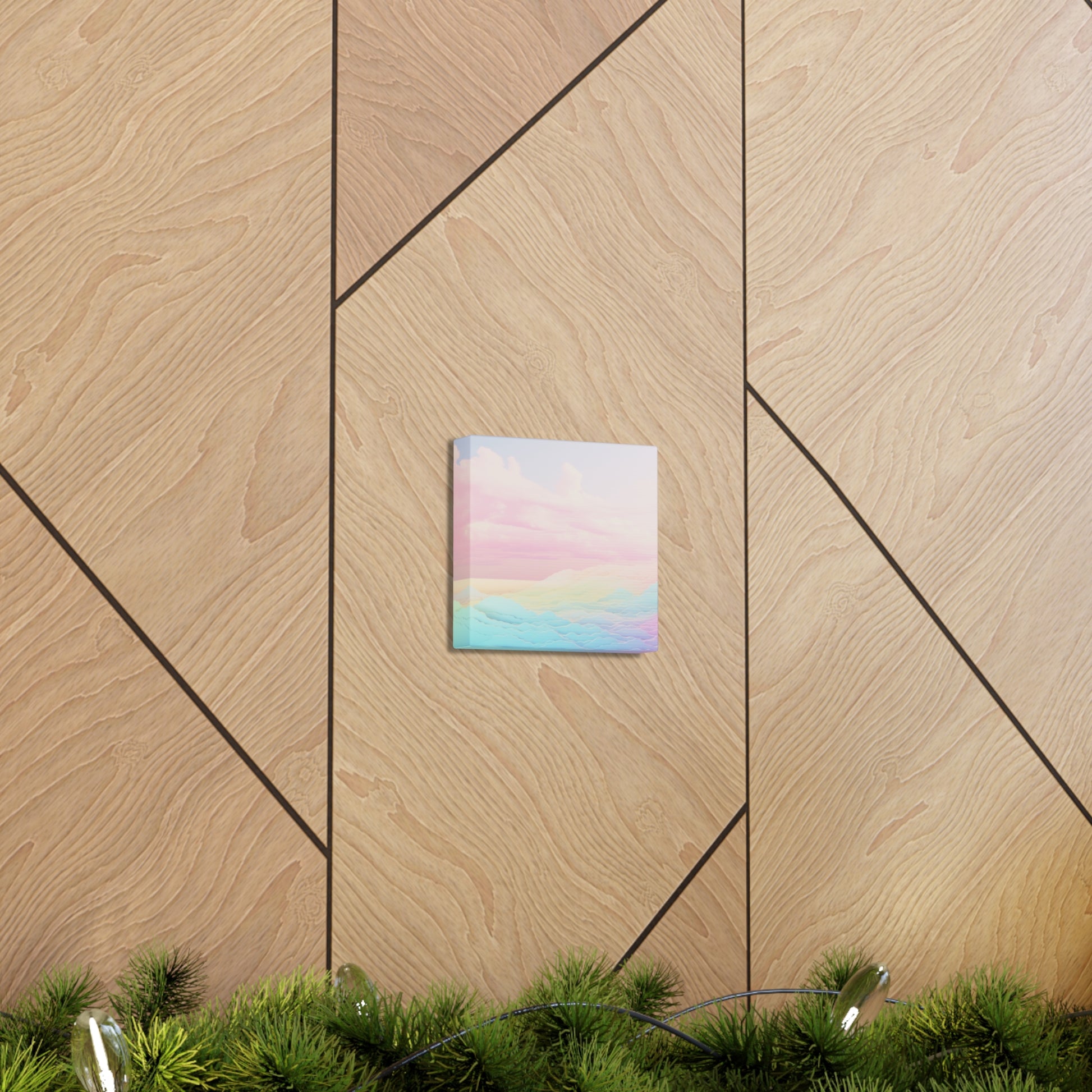 "Rainbow Clouds Abstract" Wall Art - Weave Got Gifts - Unique Gifts You Won’t Find Anywhere Else!