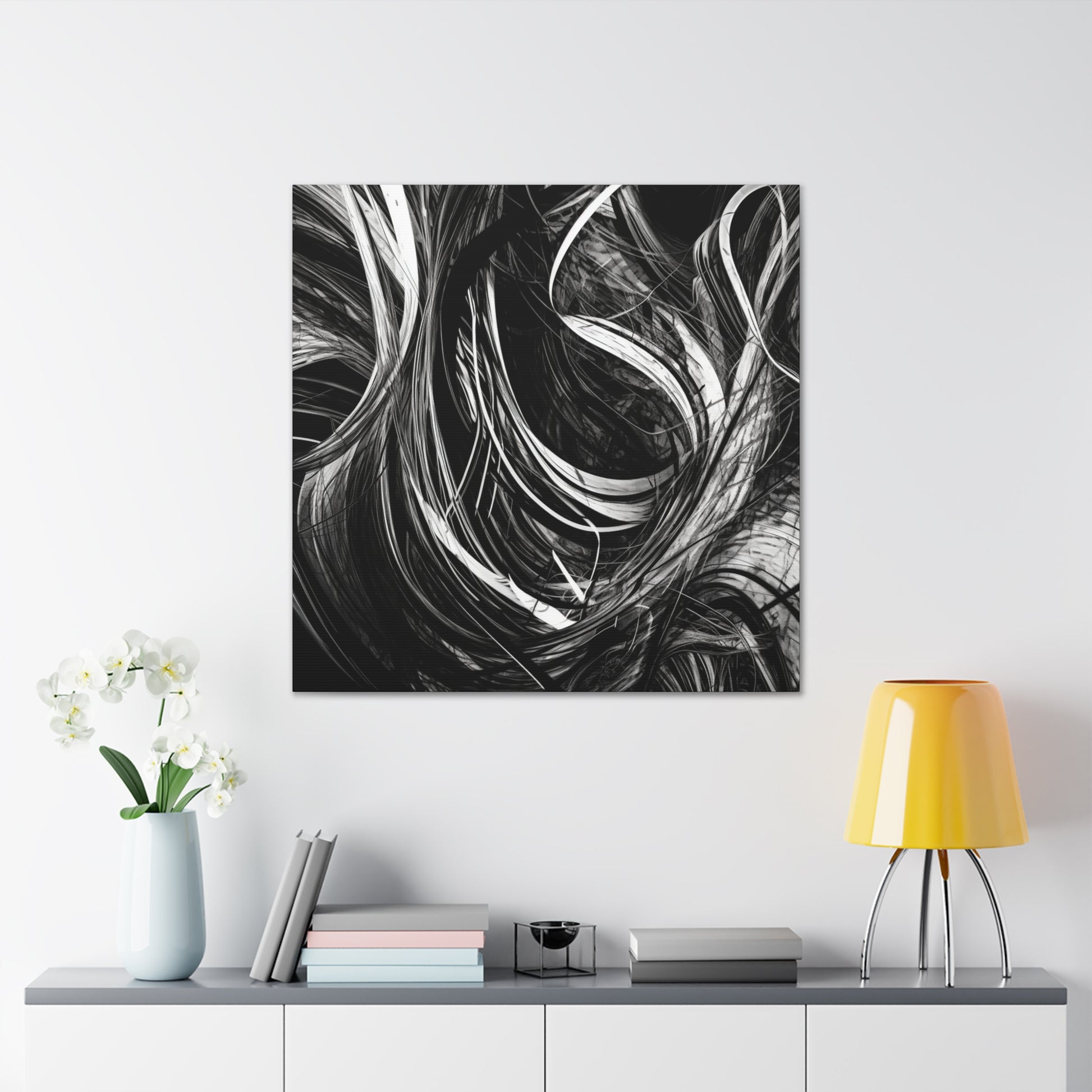 "Black & White Abstract" Wall Art - Weave Got Gifts - Unique Gifts You Won’t Find Anywhere Else!