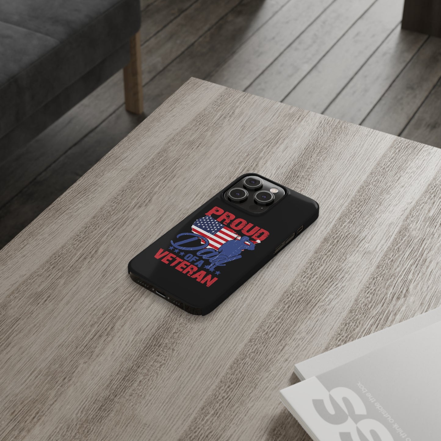 "Proud Dad Of A Veteran" Iphone Case - Weave Got Gifts - Unique Gifts You Won’t Find Anywhere Else!