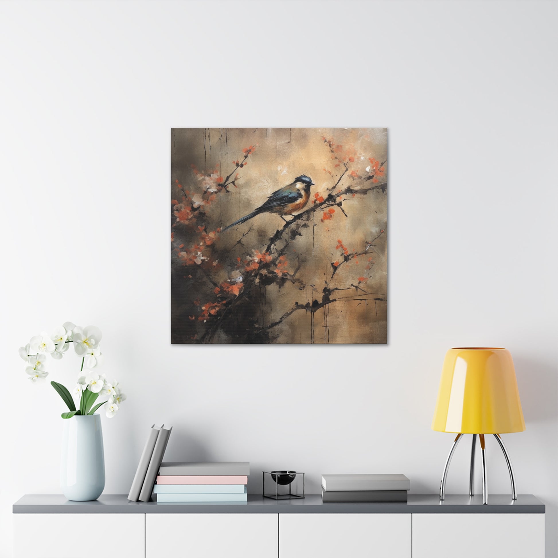 "Bird In Nature Wabi Sabi" Wall Art - Weave Got Gifts - Unique Gifts You Won’t Find Anywhere Else!