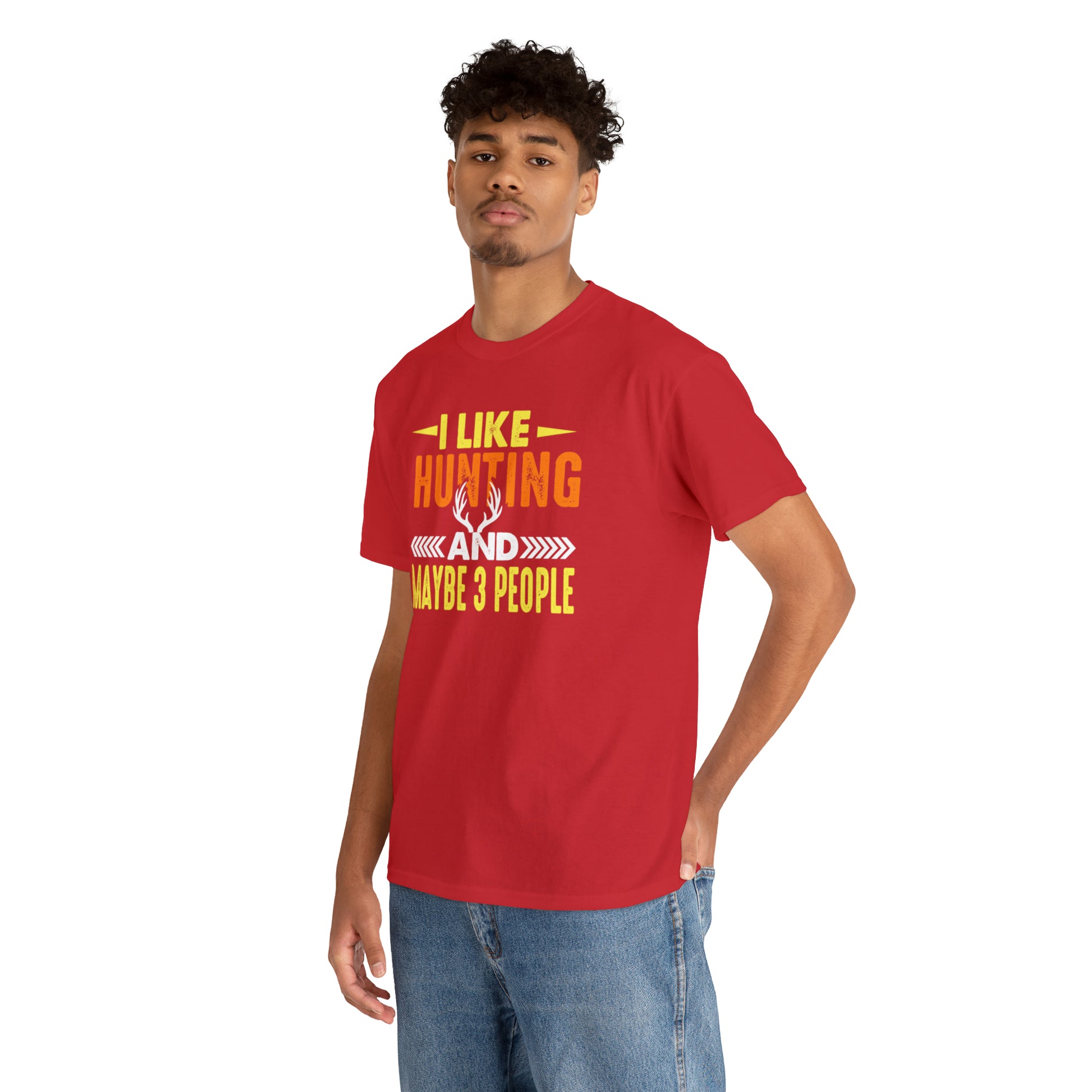 "I Like Hunting & Maybe 3 People" T-Shirt - Weave Got Gifts - Unique Gifts You Won’t Find Anywhere Else!