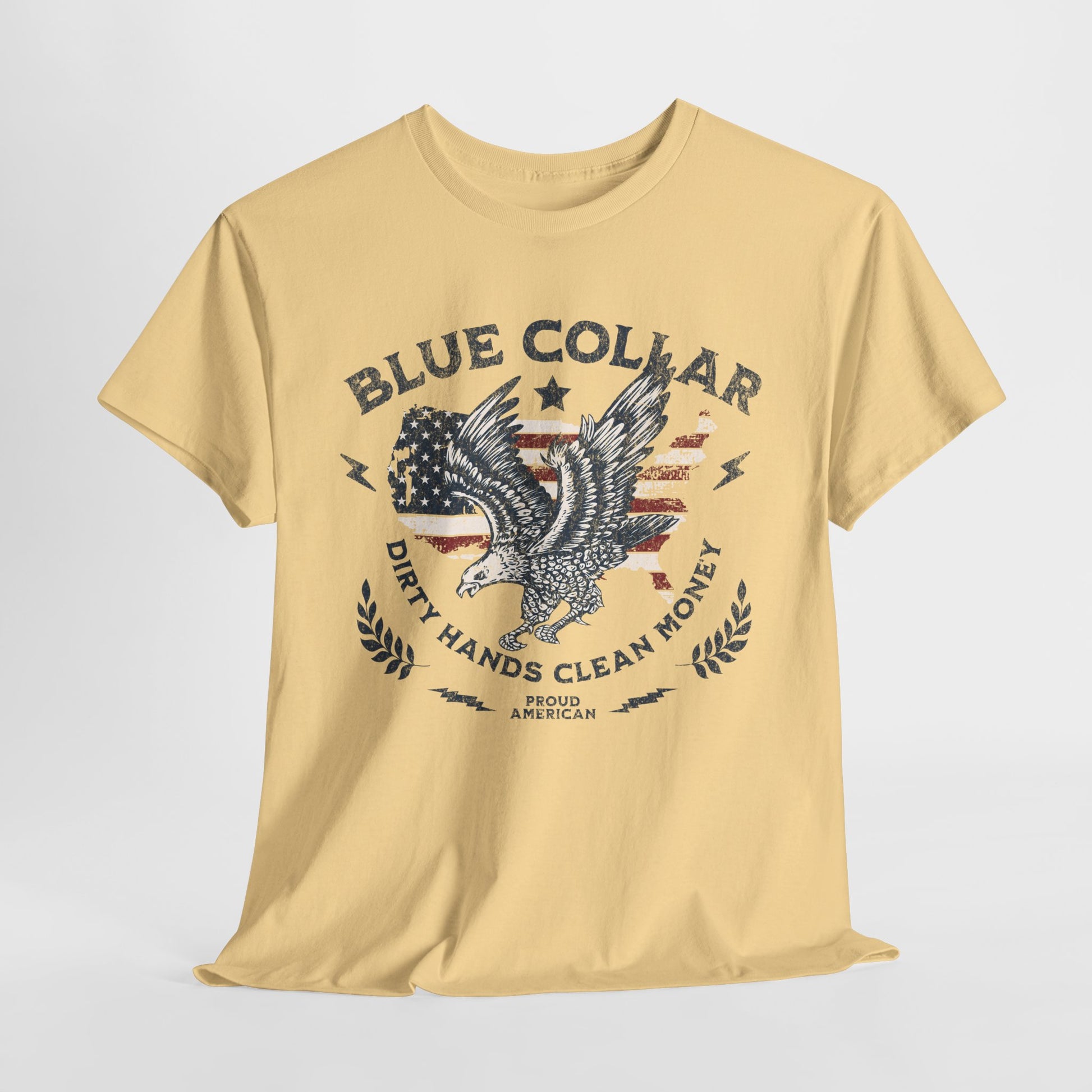 Dirty hands clean money shirt design on cotton tee