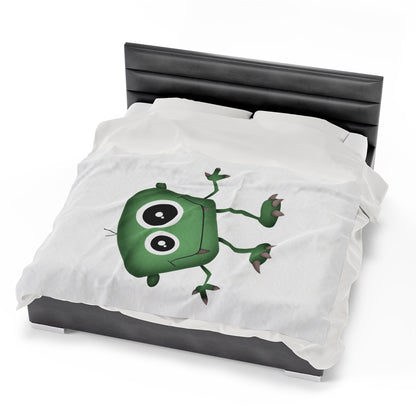 "Green Monster" Plush Blanket - Weave Got Gifts - Unique Gifts You Won’t Find Anywhere Else!