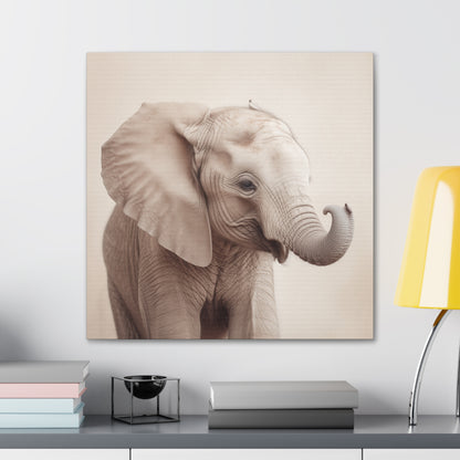 "Baby Elephant Portrait" Wall Art - Weave Got Gifts - Unique Gifts You Won’t Find Anywhere Else!