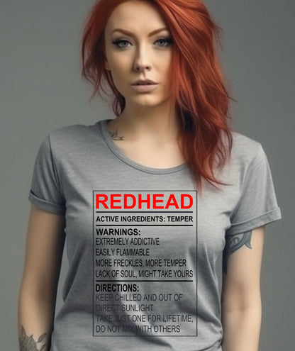 "Redhead Warning" T-Shirt - Weave Got Gifts - Unique Gifts You Won’t Find Anywhere Else!