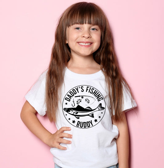 "Dad's Fishing Buddy" Kids T-Shirt - Weave Got Gifts - Unique Gifts You Won’t Find Anywhere Else!