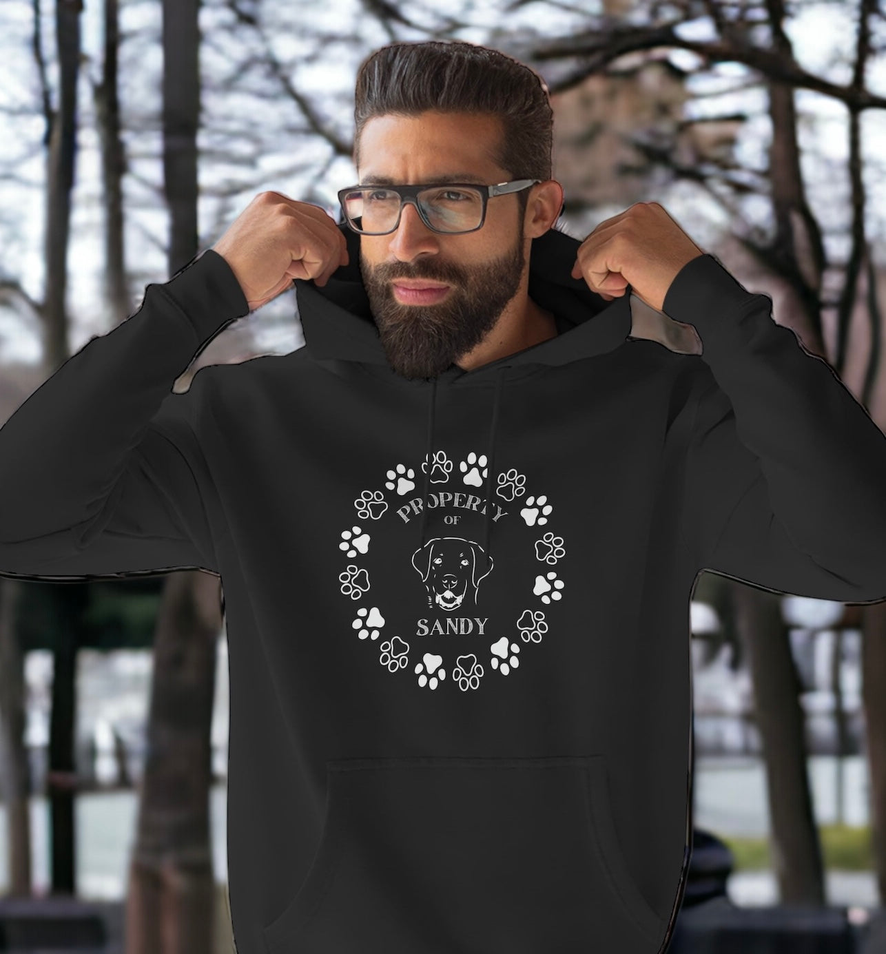 Custom "Property Of My Dog" Hoodie - Weave Got Gifts - Unique Gifts You Won’t Find Anywhere Else!