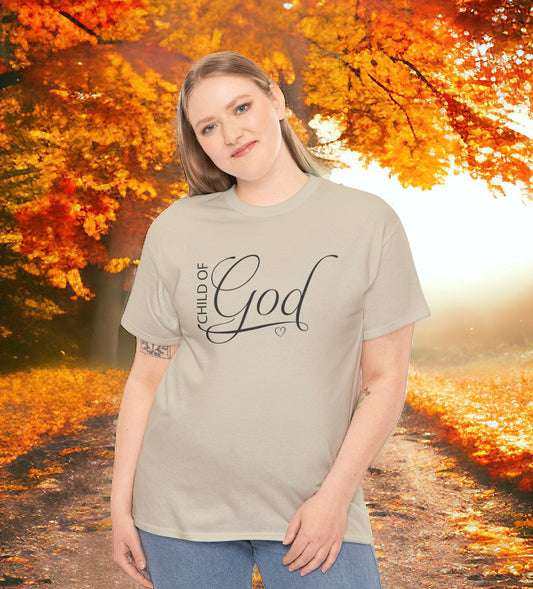 Child of God Shirt – Christian T-Shirt with Elegant Font

