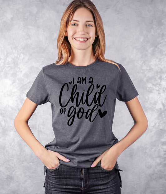 I am a Child of God Christian t-shirt
