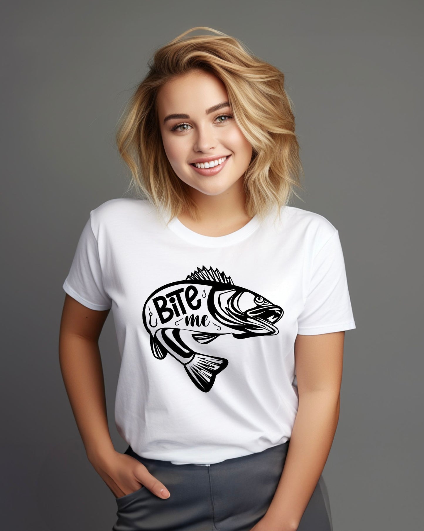 "Bite Me Fishing" T-Shirt - Weave Got Gifts - Unique Gifts You Won’t Find Anywhere Else!