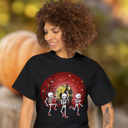 Spooky Dance Skeleton T-Shirt | Fun Halloween Party Shirt