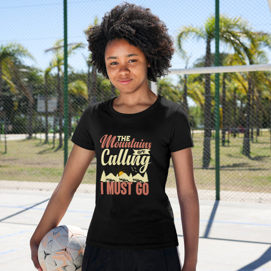 "The Mountains Are Calling" T-Shirt - Weave Got Gifts - Unique Gifts You Won’t Find Anywhere Else!
