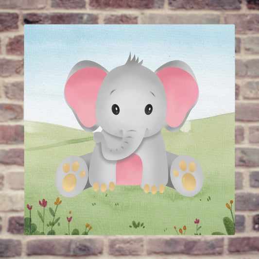 "Baby Elephant" Wall Art - Weave Got Gifts - Unique Gifts You Won’t Find Anywhere Else!