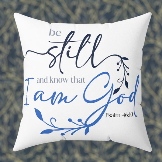 "Be Still & Know" Throw Pillow - Weave Got Gifts - Unique Gifts You Won’t Find Anywhere Else!