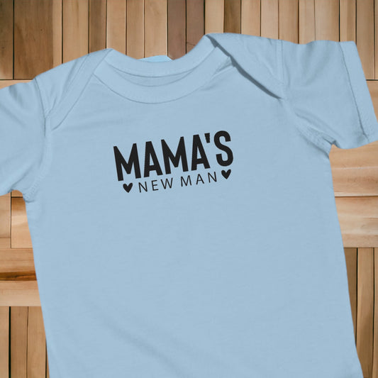"Mama's New Man" Infant Bodysuit - Weave Got Gifts - Unique Gifts You Won’t Find Anywhere Else!