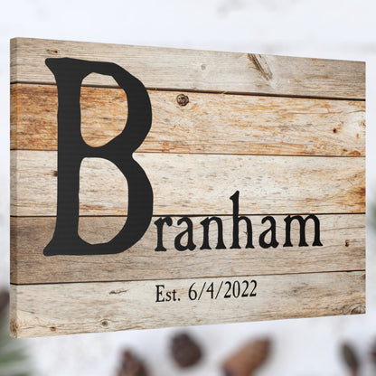 "Last Name Farmhouse" Custom Wall Art - Weave Got Gifts - Unique Gifts You Won’t Find Anywhere Else!