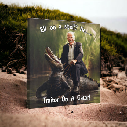 "Traitor On A Gator" Wall Art - Weave Got Gifts - Unique Gifts You Won’t Find Anywhere Else!