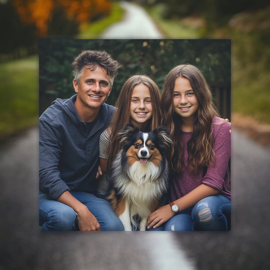 "Family Photo" Custom Wall Art - Weave Got Gifts - Unique Gifts You Won’t Find Anywhere Else!