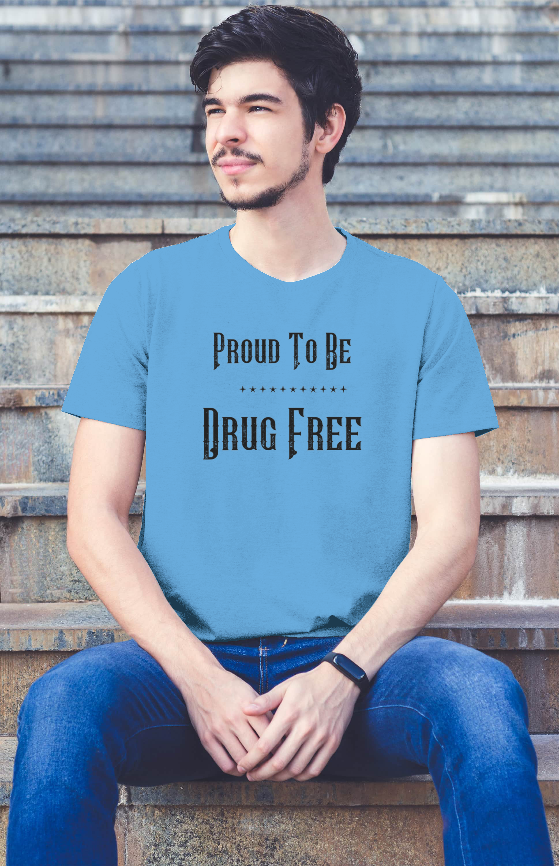 "Proud To Be Drug Free" T-Shirt - Weave Got Gifts - Unique Gifts You Won’t Find Anywhere Else!