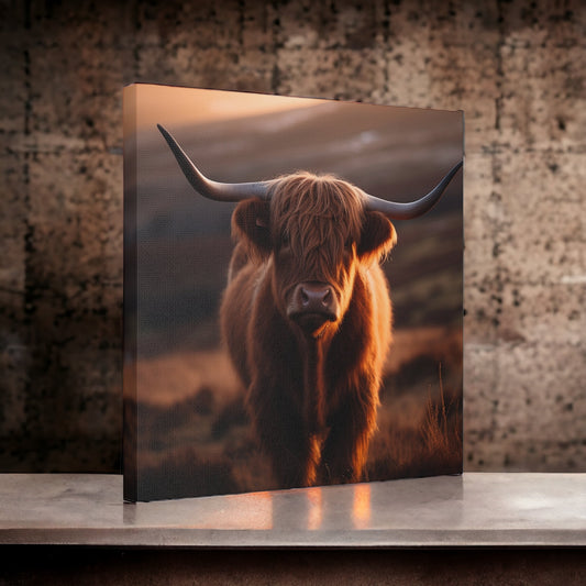 "Highland Cow Photo" Wall Art - Weave Got Gifts - Unique Gifts You Won’t Find Anywhere Else!